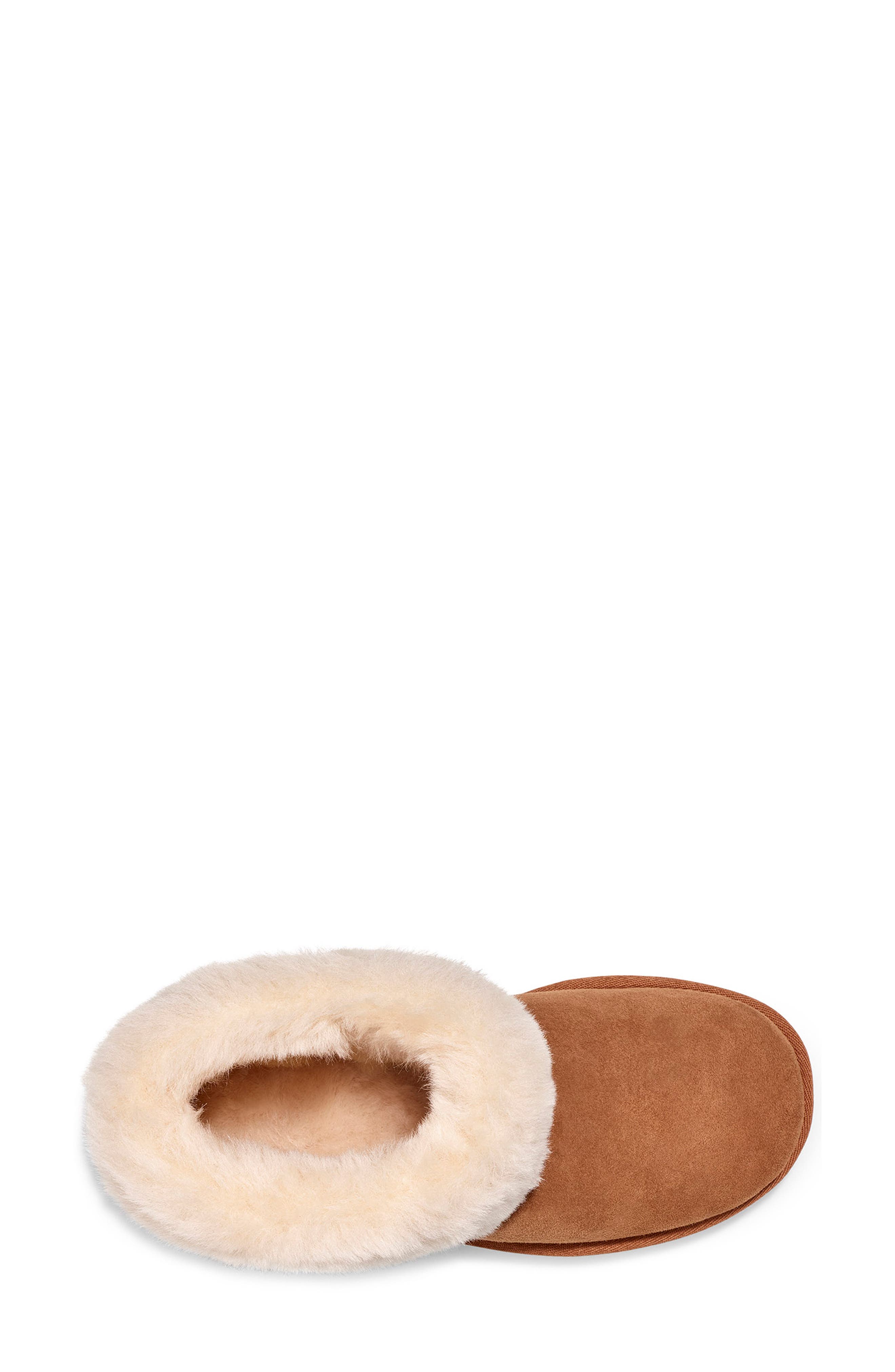 UGG<sup>®</sup> UGG Classic Mini Fluff Genuine Shearling Bootie, Alternate, color, 