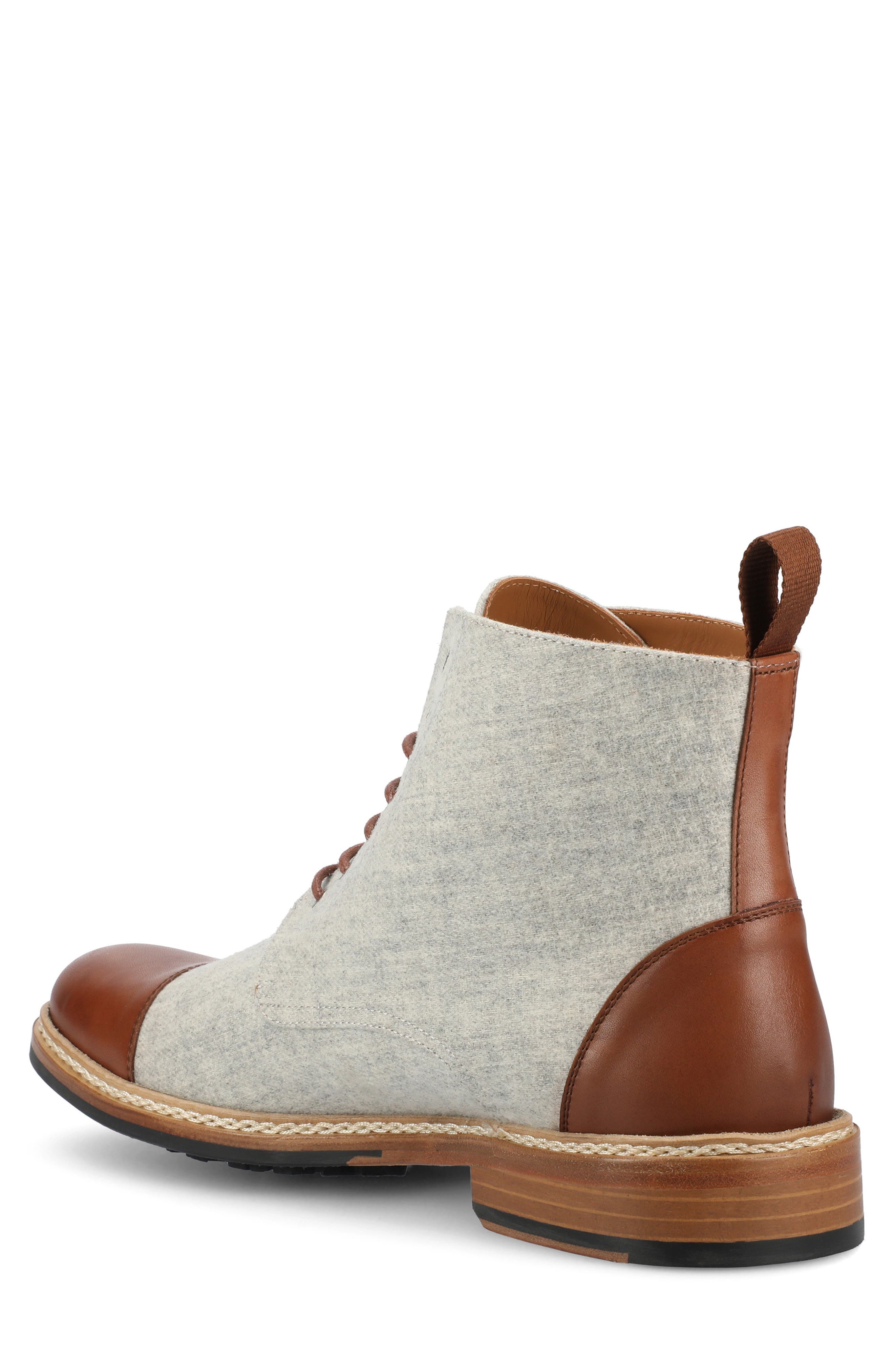 TAFT The Jack Cap Toe Boot, Alternate, color, Avalanche