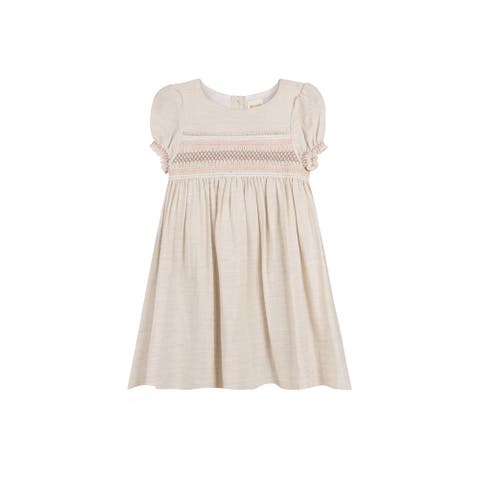 Looms Stitch Collection - Short Sleeve Linen Dress