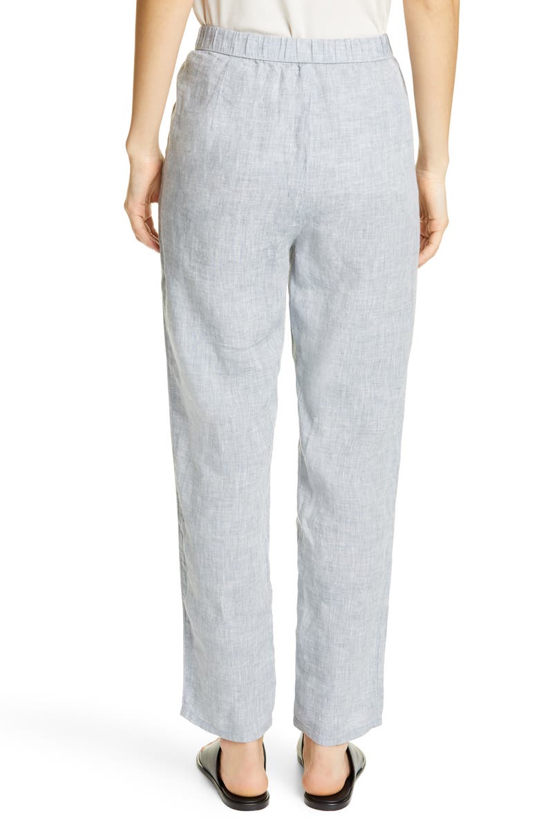Eileen Fisher Organic Linen Ankle Pants, Alternate, color, 