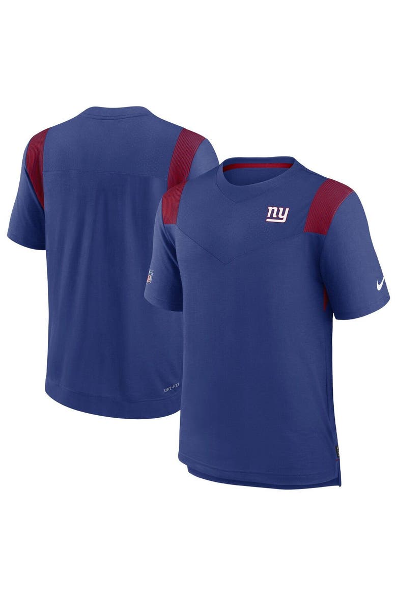 Men's Nike Royal New York Giants Sideline Tonal Logo Performance Player T-Shirt, Main, color, Royal