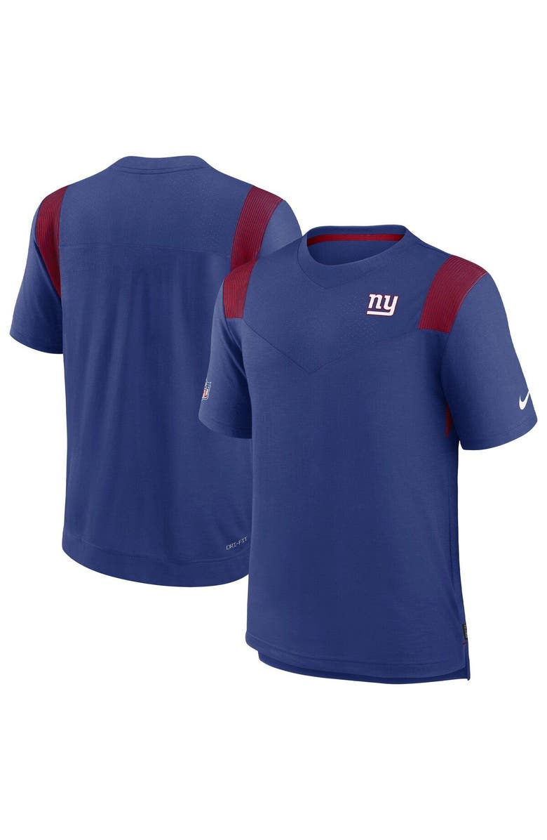 Nike Men's Nike Royal New York Giants Sideline Tonal Logo Performance Player T-Shirt, Main, color, Royal