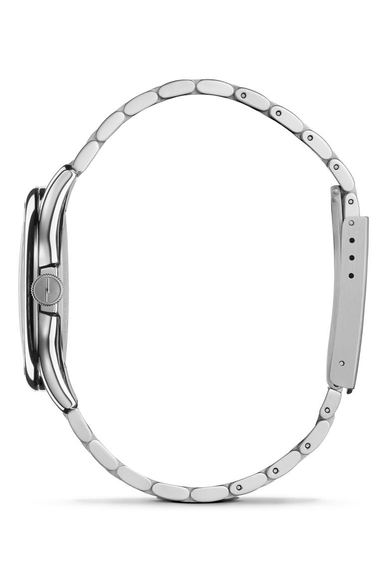 The Vinton Bracelet Watch, 38mm, Alternate, color, BLACK