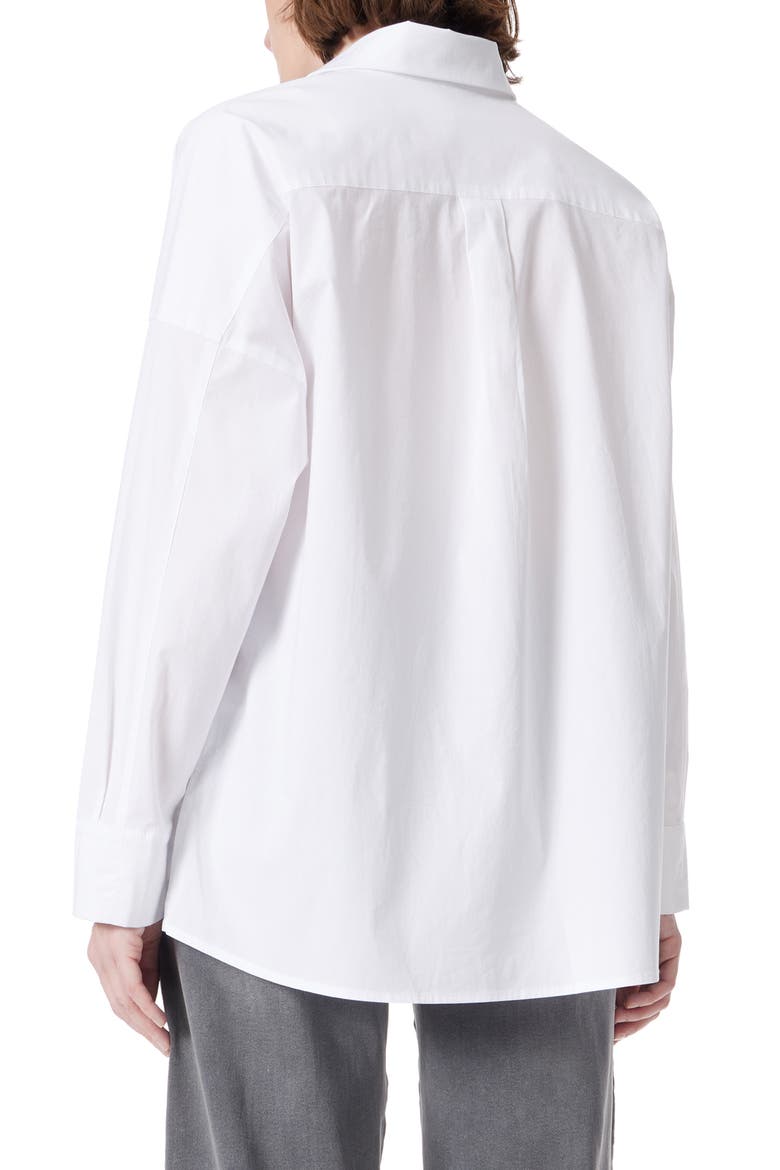 Cargo Button-Up Top, Alternate, color, OPTIC WHITE