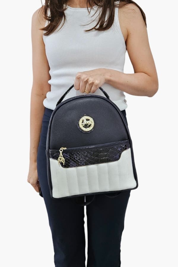 Grace 207 Backpack, Alternate, color, Navy / White