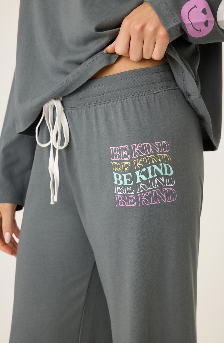 PJ Salvage Cotton & Modal Pajamas, Alternate, color,