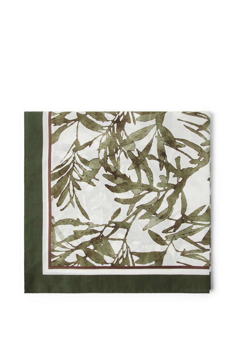 Brunello Cucinelli Herbarium Print foulard, Main, color, 