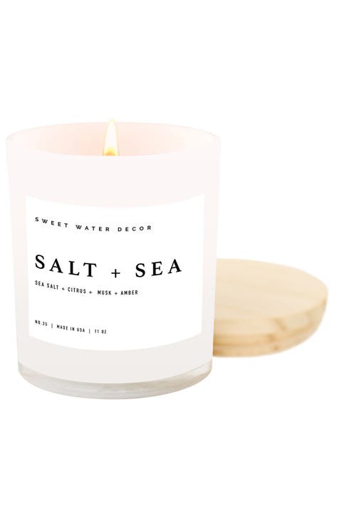 11oz White Jar Candle - Spa Scents