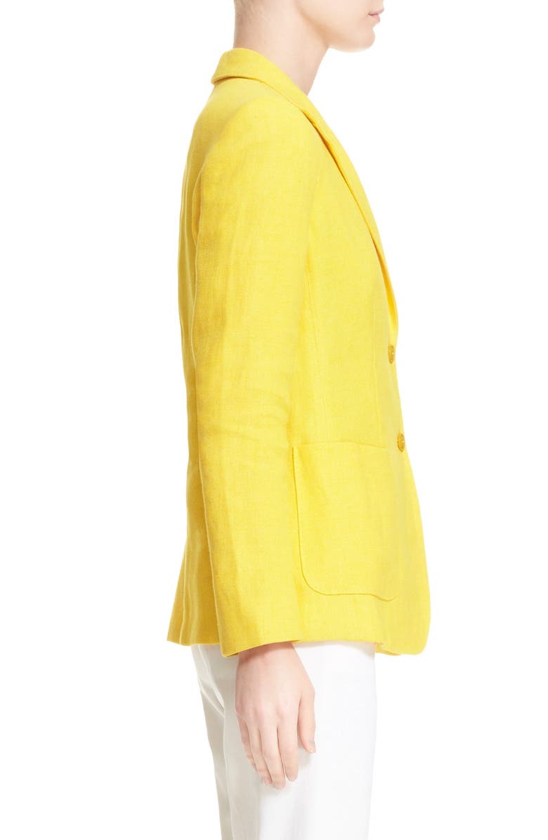Max Mara 'Gallia' Linen Jacket, Alternate, color,
