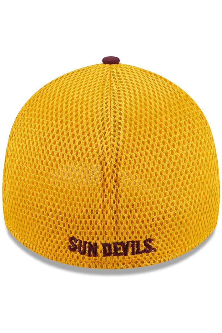 Men's New Era Maroon Arizona State Sun Devils Evergreen Neo 39THIRTY Flex Hat, Alternate, color, Maroon
