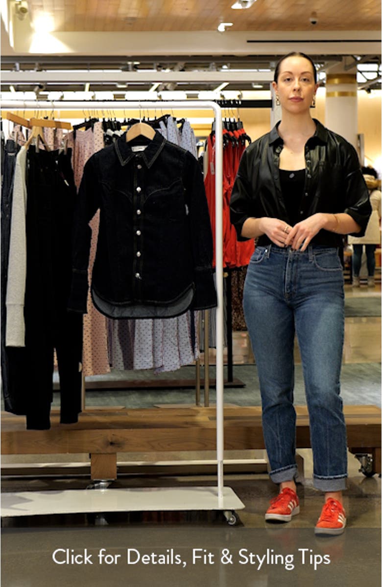 Western Denim Button-Up Shirt, sales video thumbnail