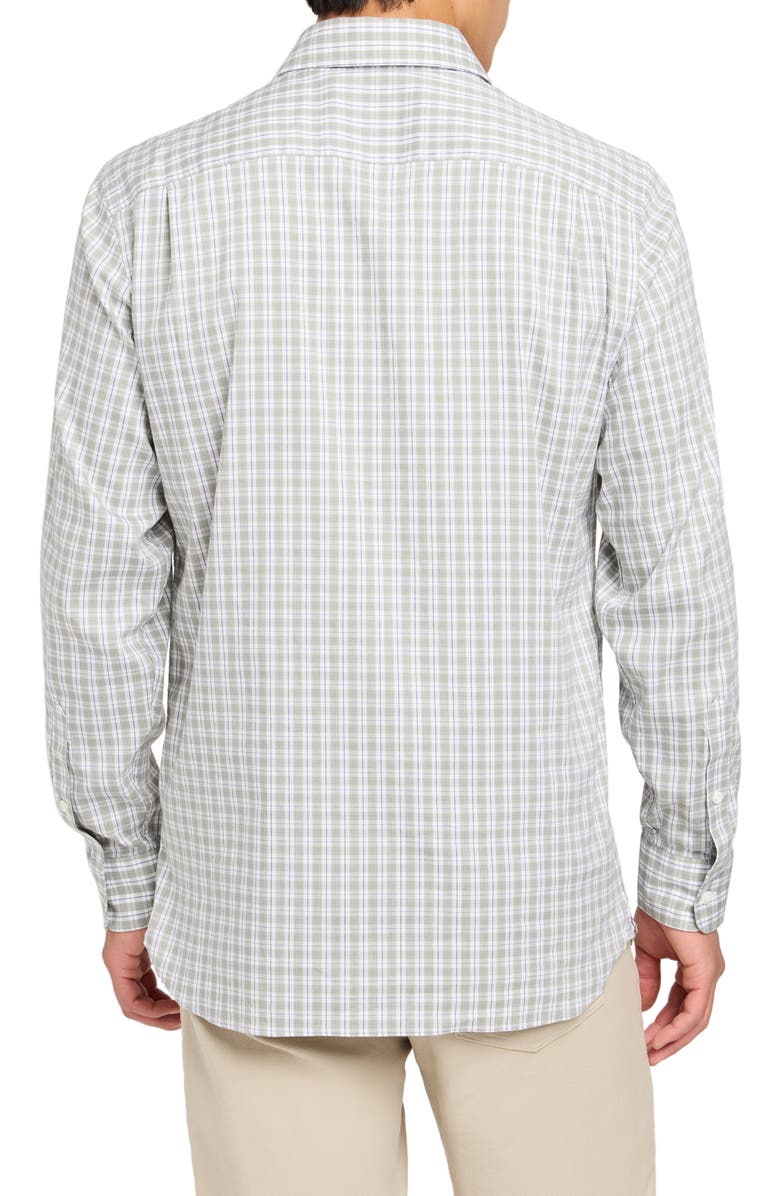 Faherty The Movement Button-Up Shirt, Alternate, color, Fern Valley Plaid
