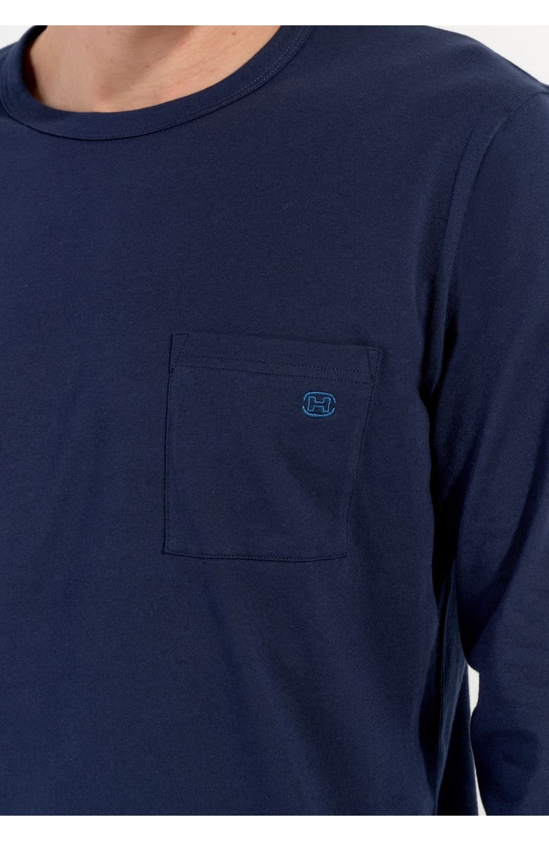 HOM Kenny Long Sleepwear, Alternate, color, Navy Print