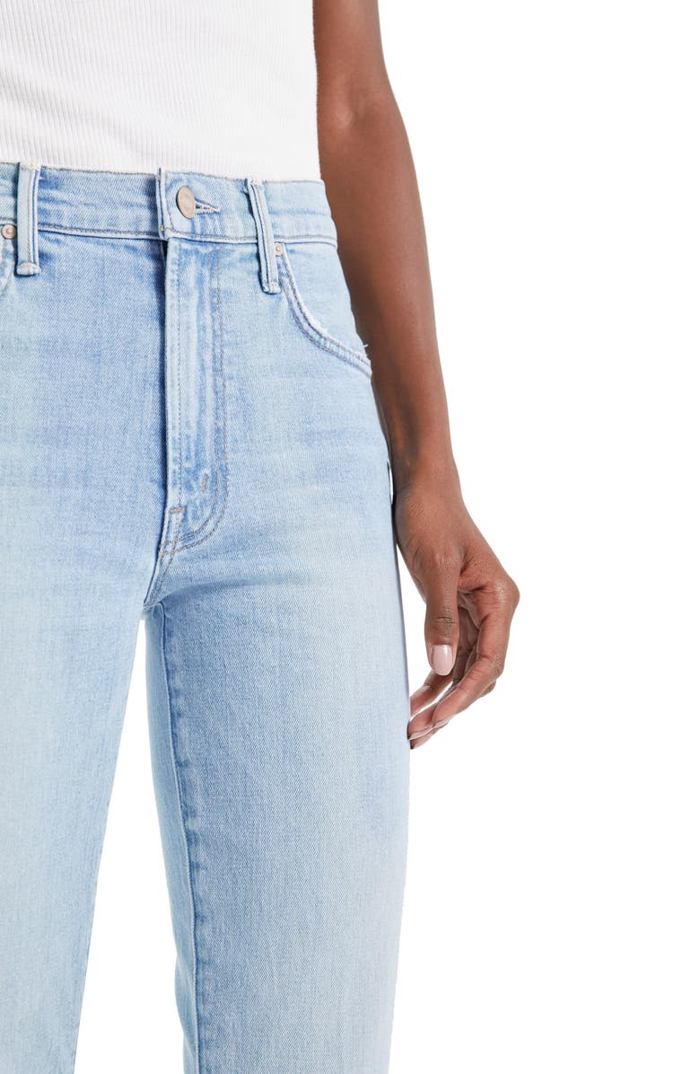 MOTHER The Insider High Waist Ankle Bootcut Jeans, Alternate, color, 