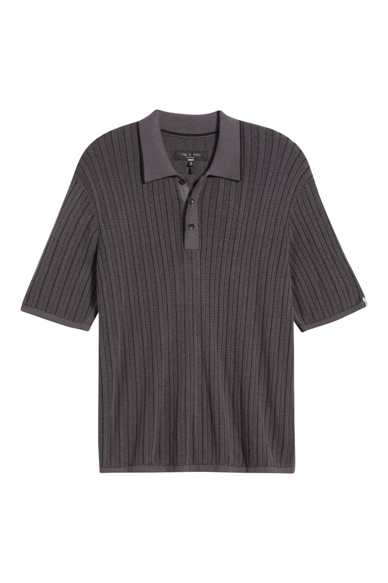 Harvey Garment Dye Polo, Alternate, color, WSHBK
