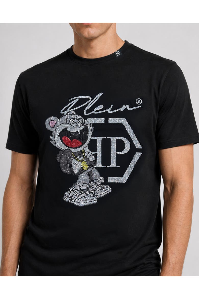Jersey T-Shirt Plein Money Mascotte Men, Alternate, color, black