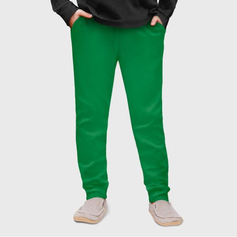 Unisex Soft 100% Cotton Warm and Cozy Fleece Pocket Jogger (Toddler, Little Kid, Big Kid)