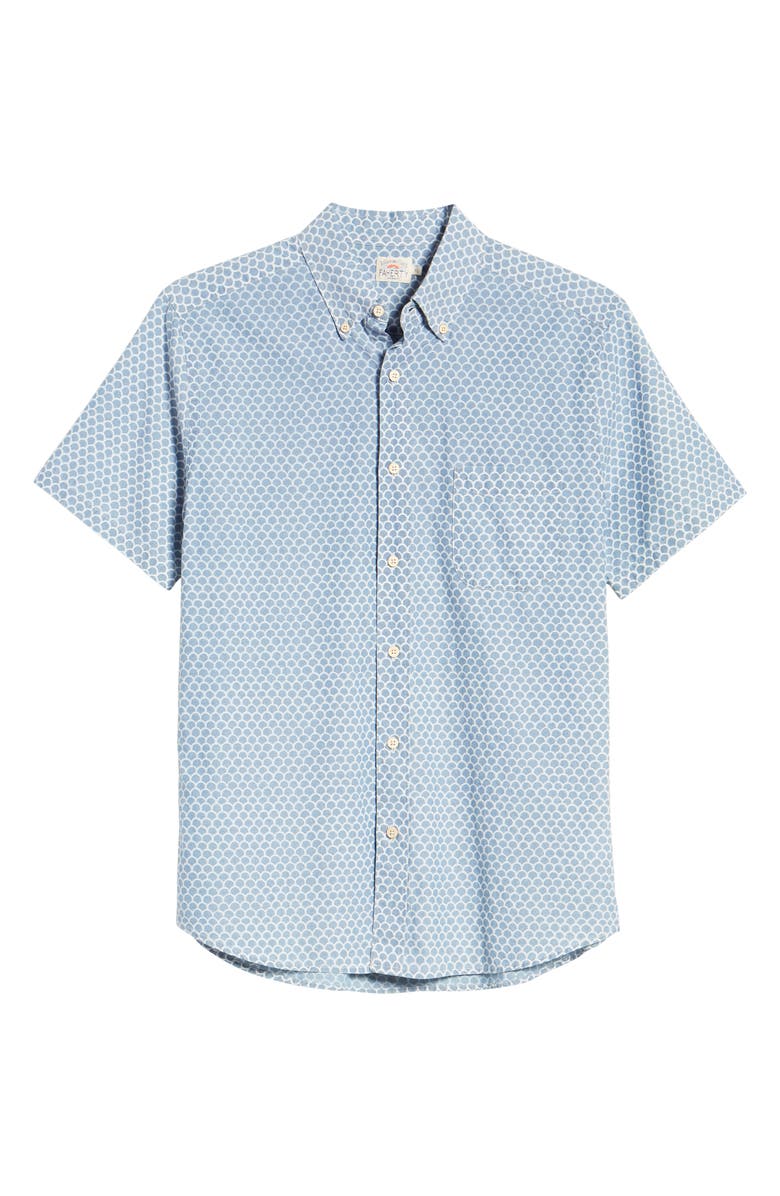 Faherty Everyday Short Sleeve Button-Down Shirt, Alternate, color, 