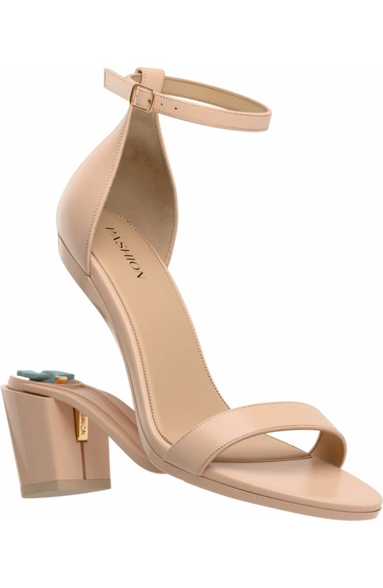 Pashion Footwear The Pashionista 3" Block Heel, Alternate, color, Sand Leather