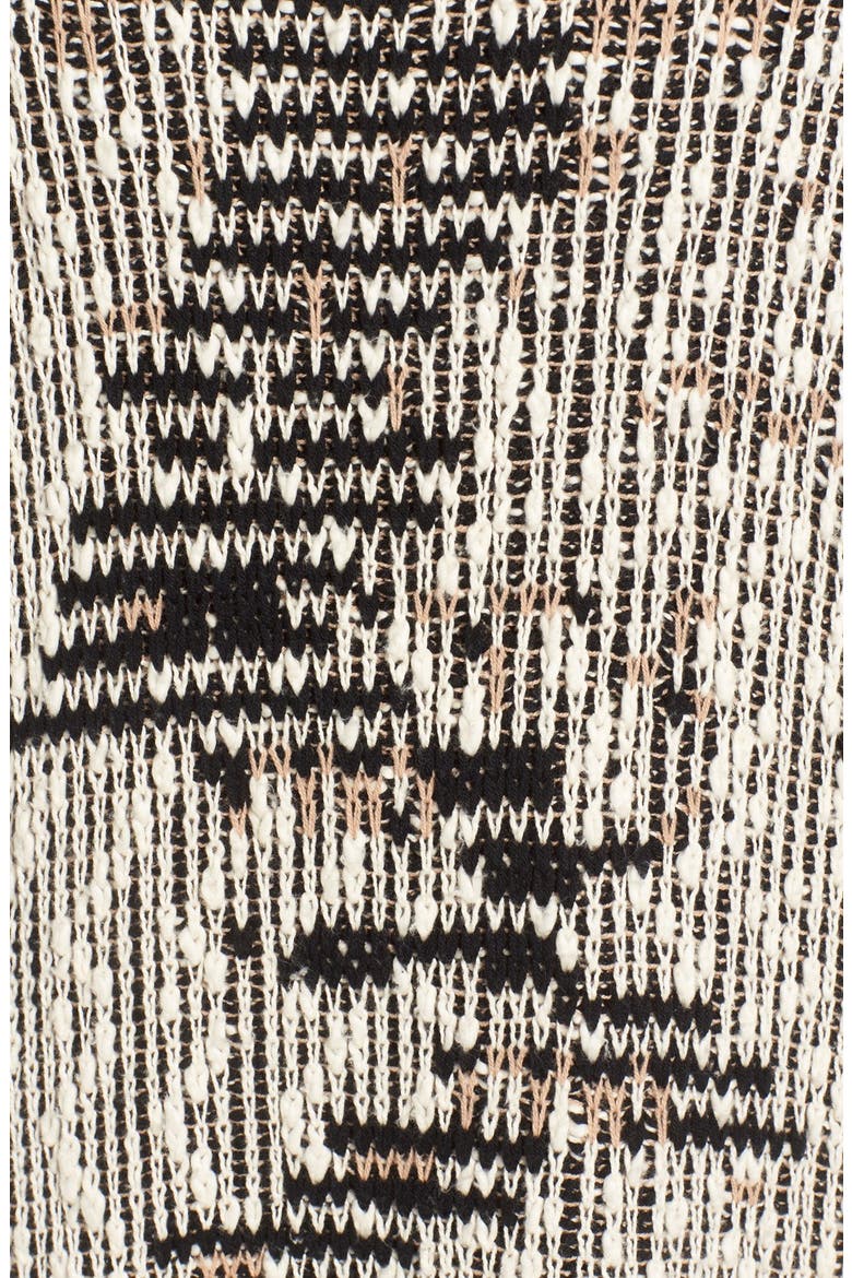 'Gemma' Long Sweater Coat, Alternate, color, NATURAL MULTI