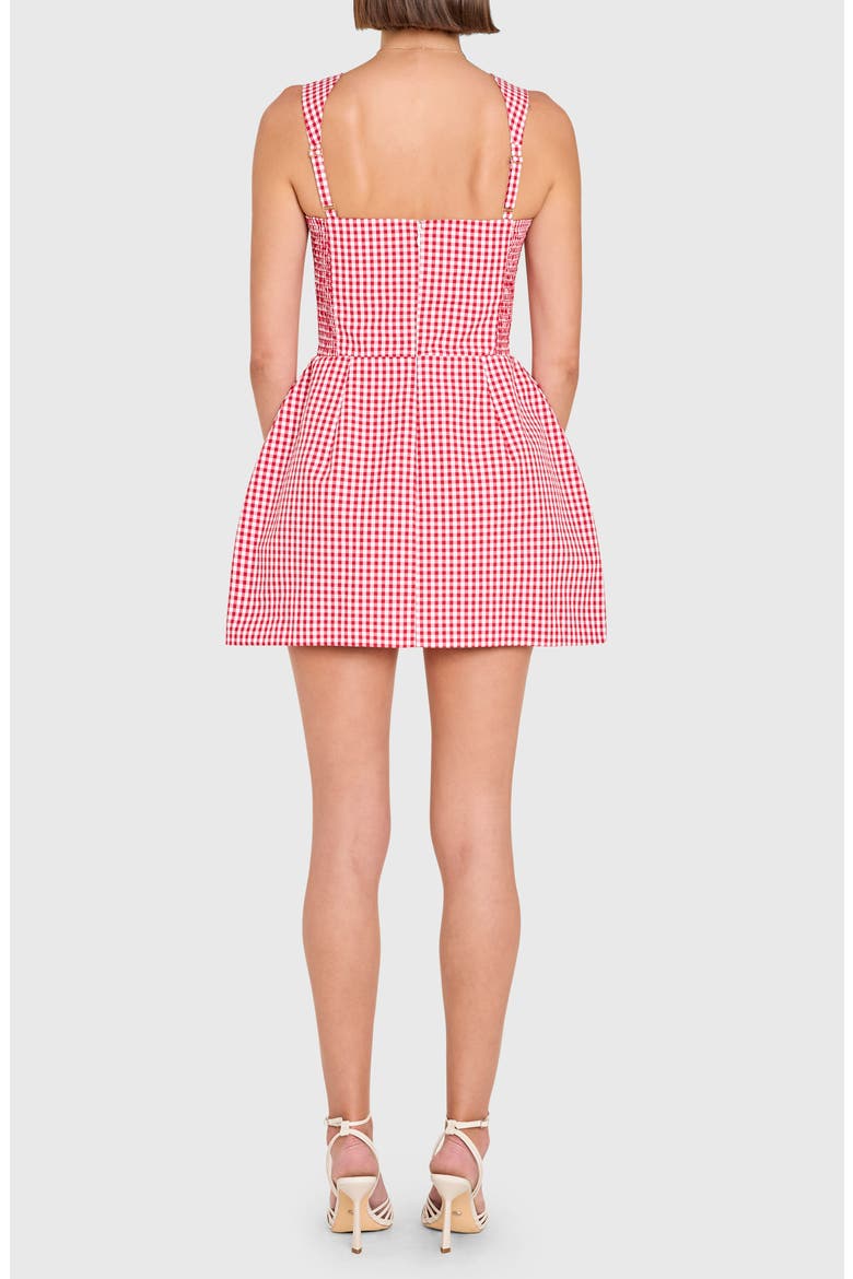 Bethany Skort Romper, Alternate, color, RED WHITE