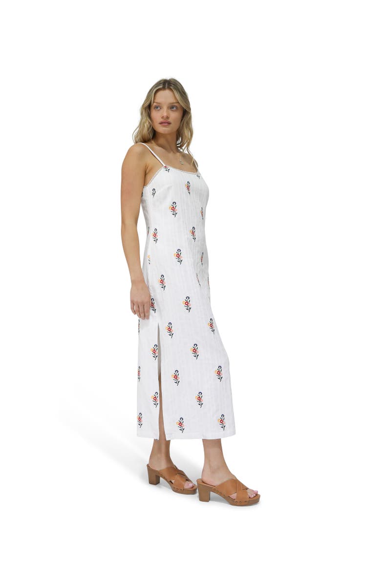 Belle & Bloom She Blooms Floral Midi Dress, Alternate, color, White