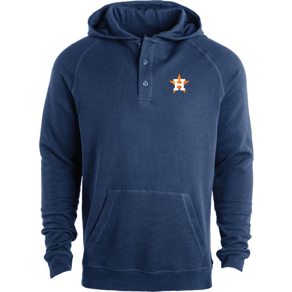 DUNBROOKE DUNBROOKE NAVY HOUSTON ASTROS MONTANA LIGHTWEIGHT RAGLAN PULLOVER HOODIE