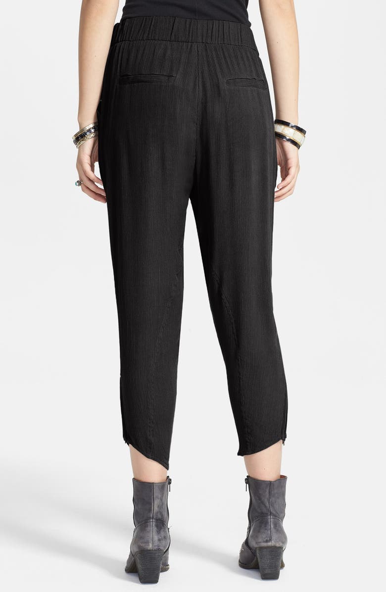 Free People Twist Front Textured Pants, Alternate, color,