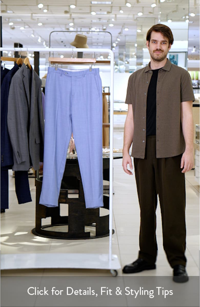 Parker Flat Front Wool Dress Pants, sales video thumbnail