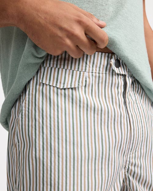 Onia Calder Side Elastic 4"  Swim Trunk In Multi