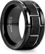 Larson Jewelers Windsor Beveled Tungsten Carbide Wedding Band
