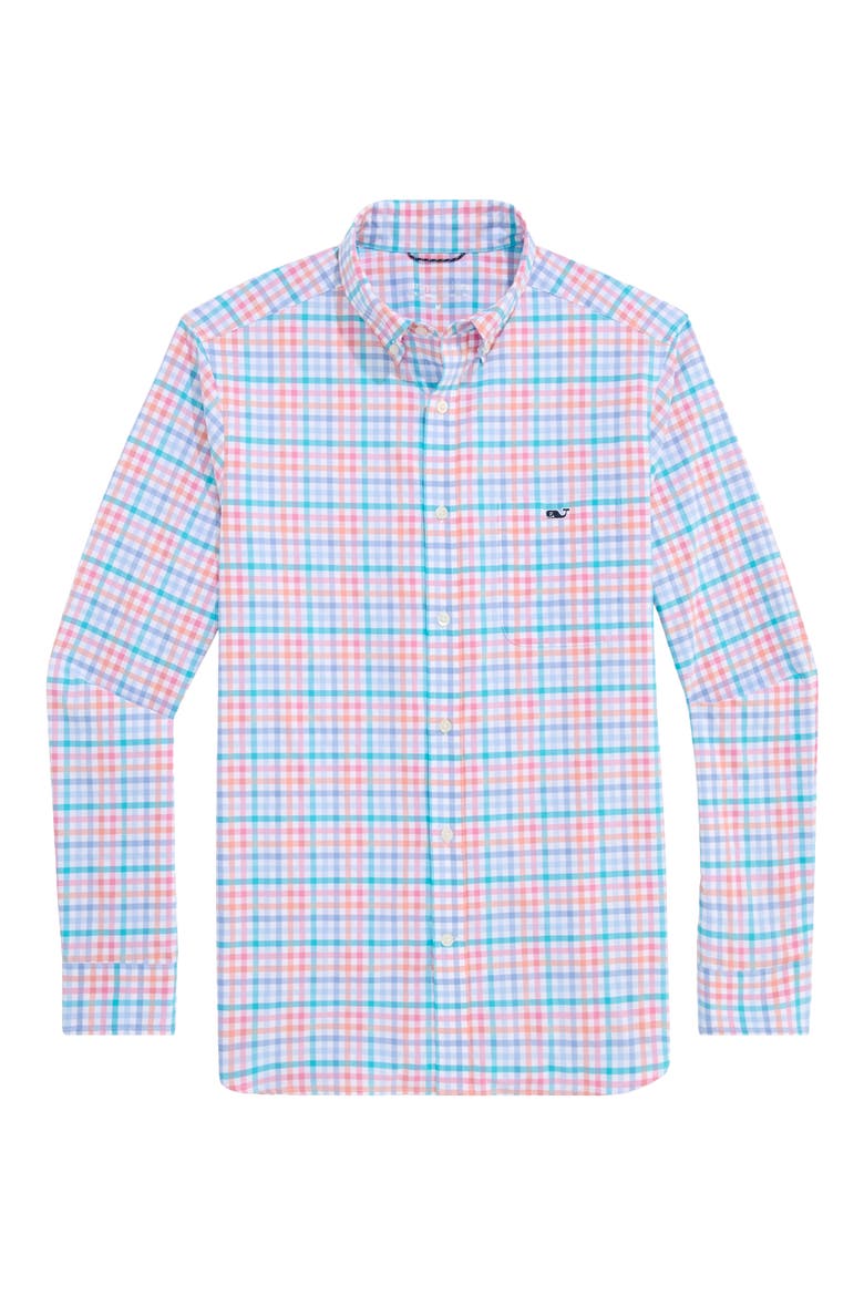 Mangrove UPF 30+ Button-Down Shirt, Alternate, color, TOUCAN