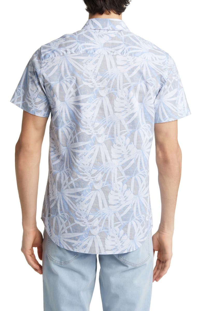 TravisMathew Doldroms Short Sleeve Button-Up Shirt, Alternate, color,