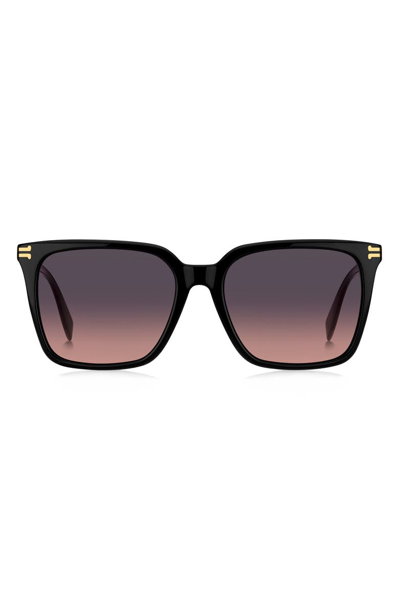 Marc Jacobs 55mm Square Sunglasses, Main, color, 