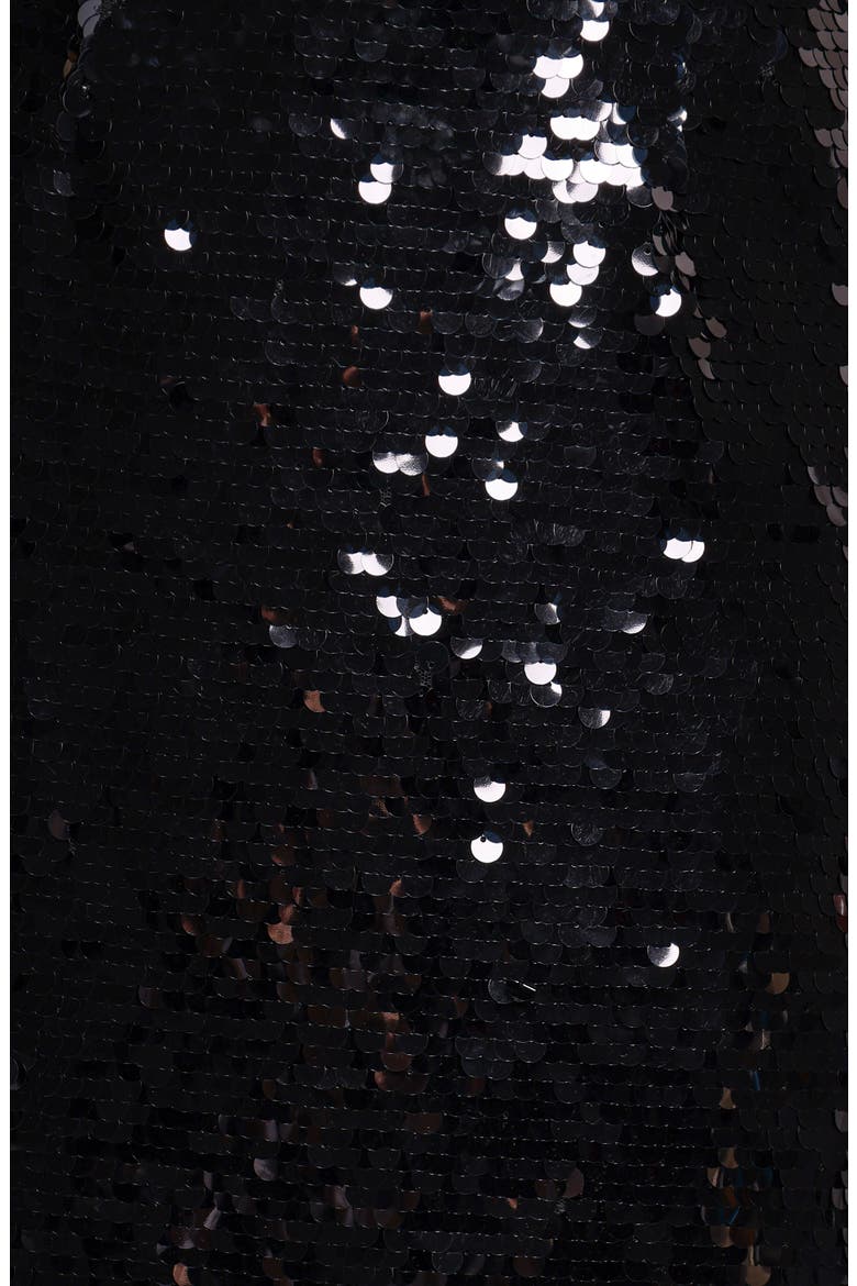 Alro Sequin Column Skirt, Alternate, color, BLACK