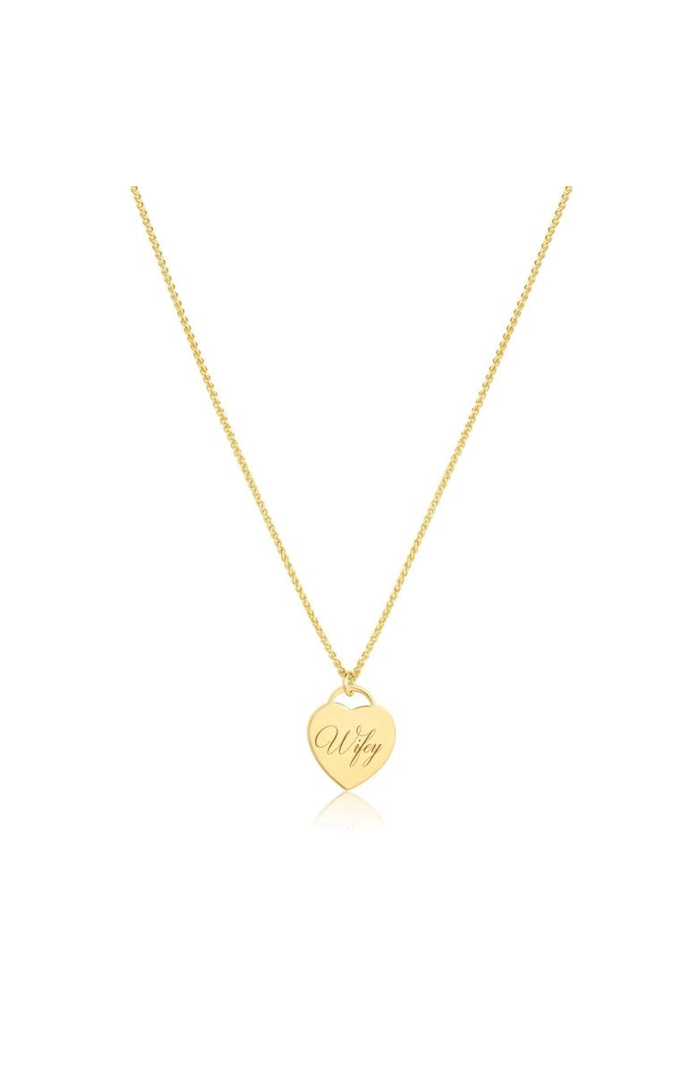 Set & Stones Wifey Alice Necklace, Main, color, Gold