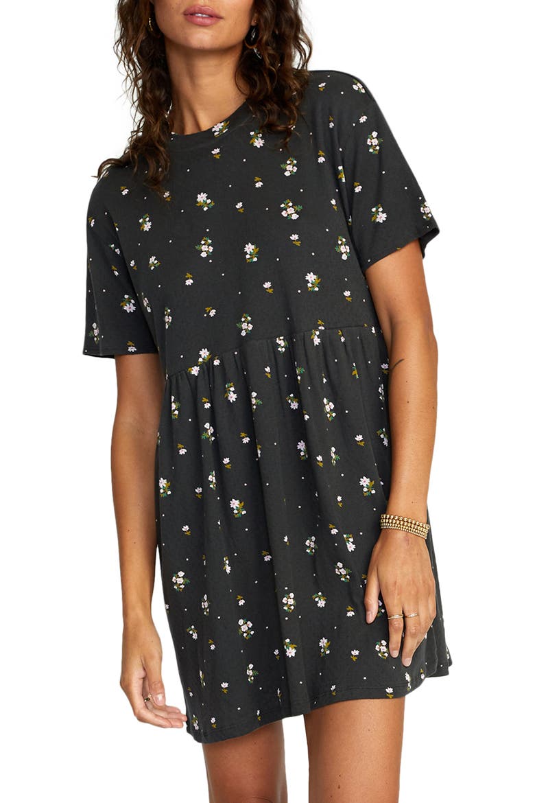 City Vibes Leopard Print Dress, Main, color, BLACK
