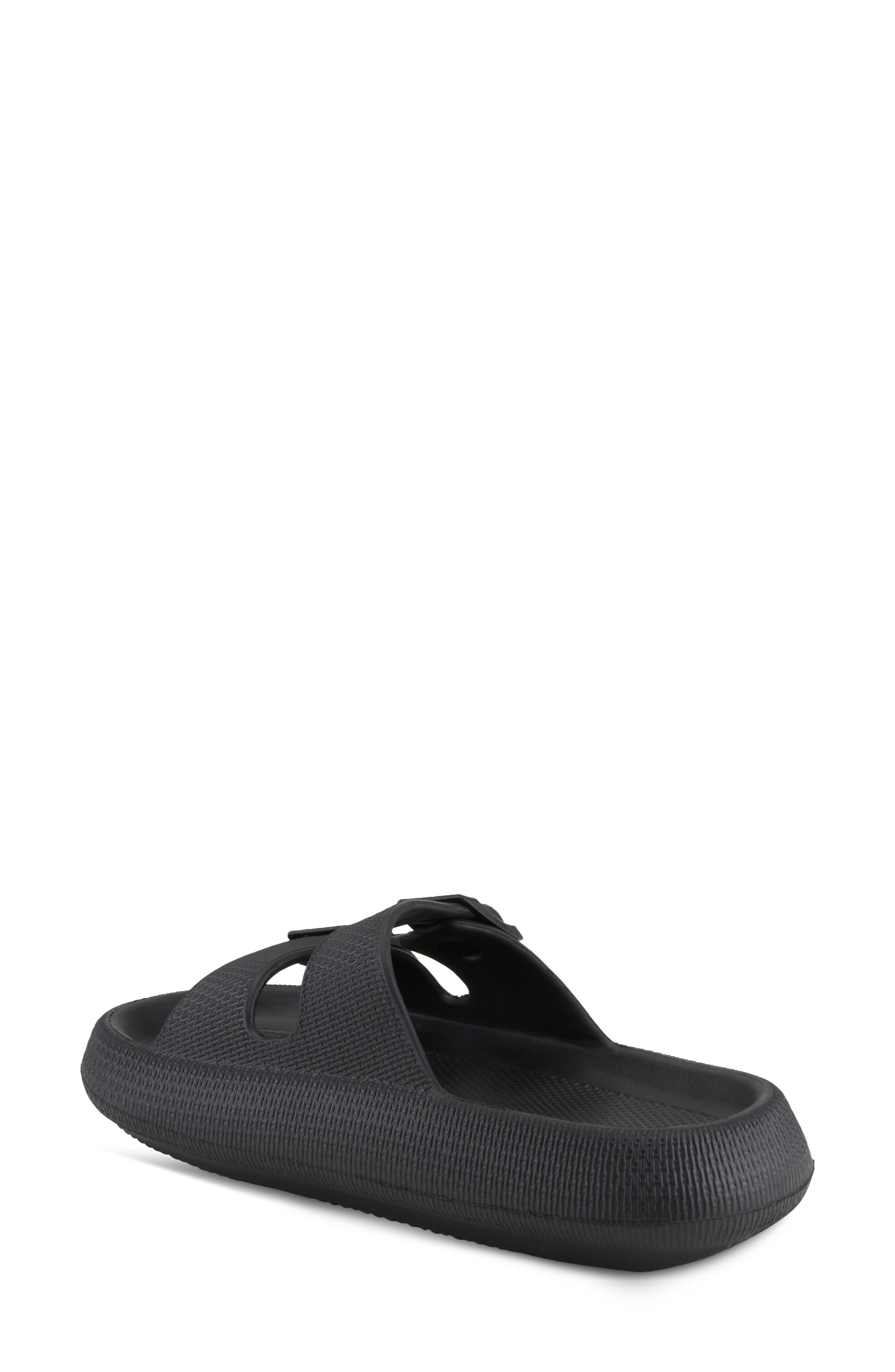 Flexus by Spring Step Bubbles Waterproof Slide Sandal, Alternate, color, Black