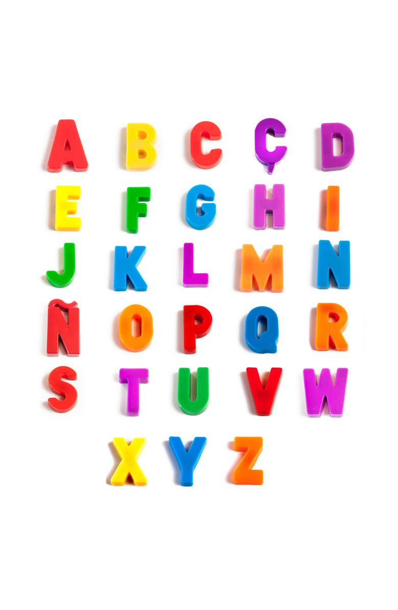 Miniland Magnetic Uppercase Letters, Alternate, color, Multi