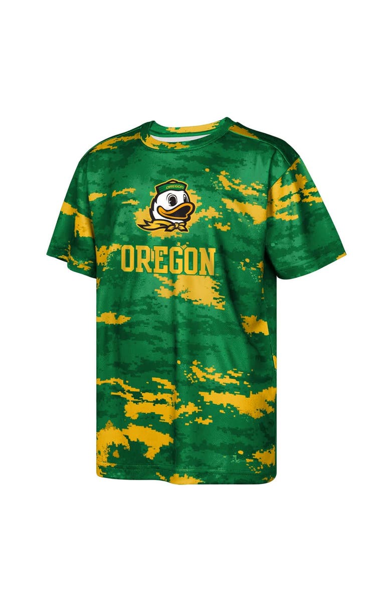 Outerstuff Youth Green Oregon Ducks Scrimmage Sublimated T-Shirt, Alternate, color, Green