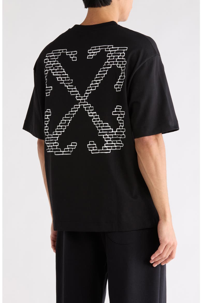 Brics Arrow Skate T-Shirt, Alternate, color, BLACK-WHITE