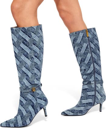 Kensington Denim Flexi Pointed Toe Boot