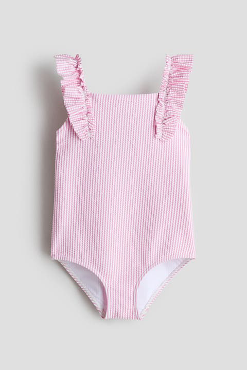 Frill-trimmed Swimsuit