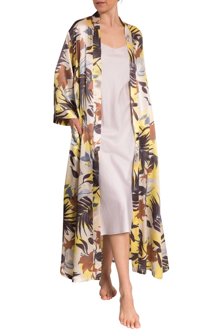 Colette Satin Wrap, Alternate, color, TROPICAL FOLIAGE