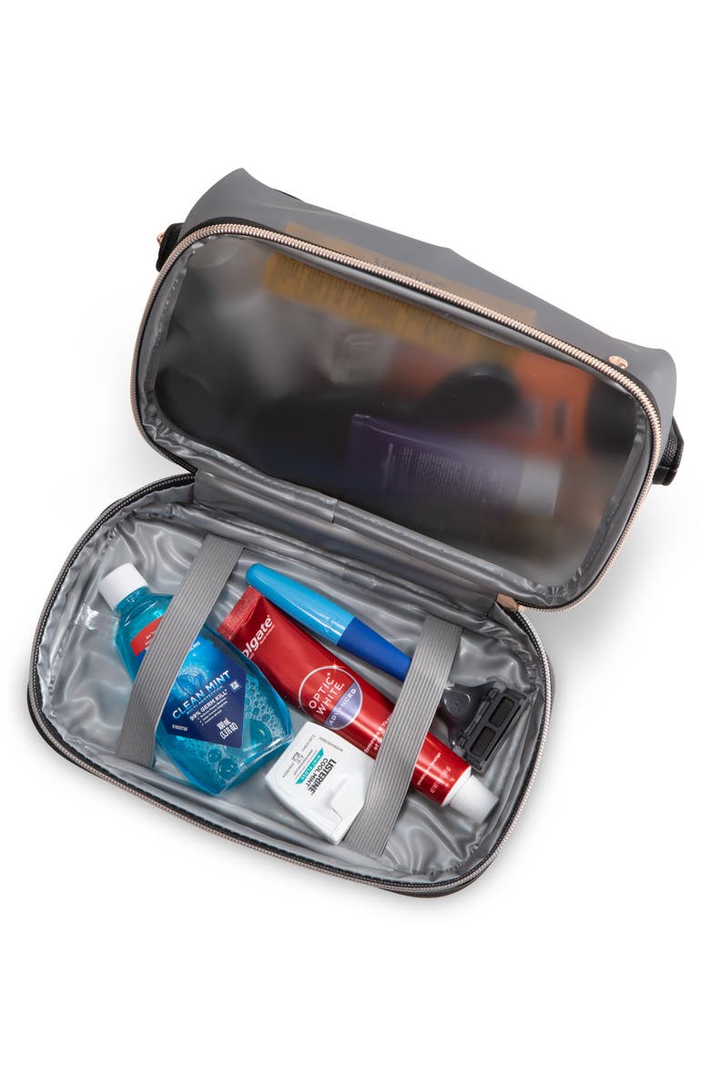 Hannah Travel Organizer, Alternate, color, BLACK