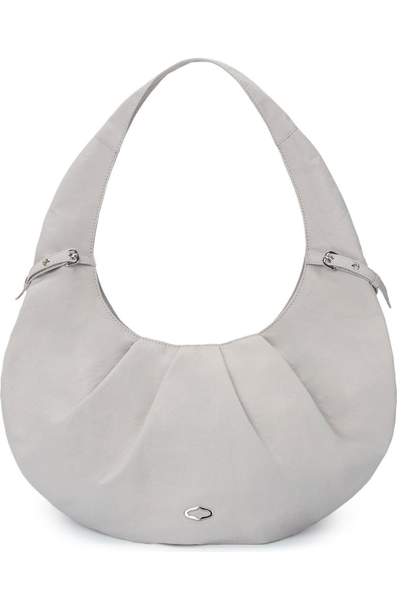 Oryany Croissant Shoulder Bag, Main, color, Foggy