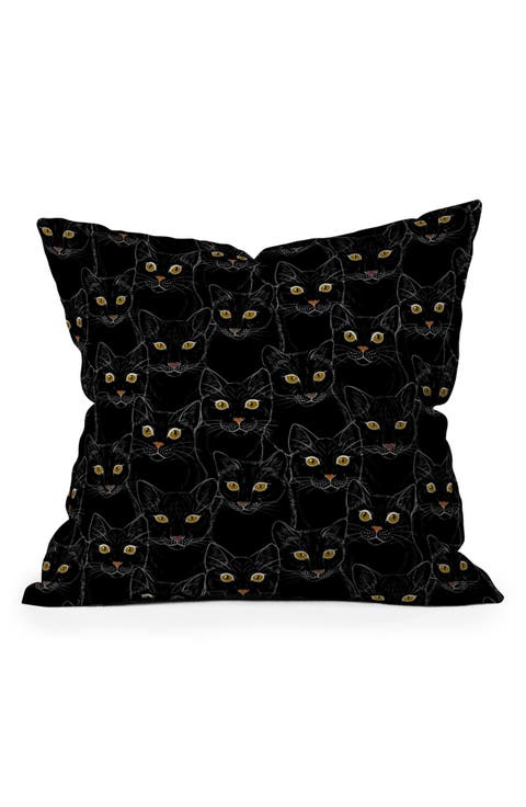 Poesie Garden Throw Pillow