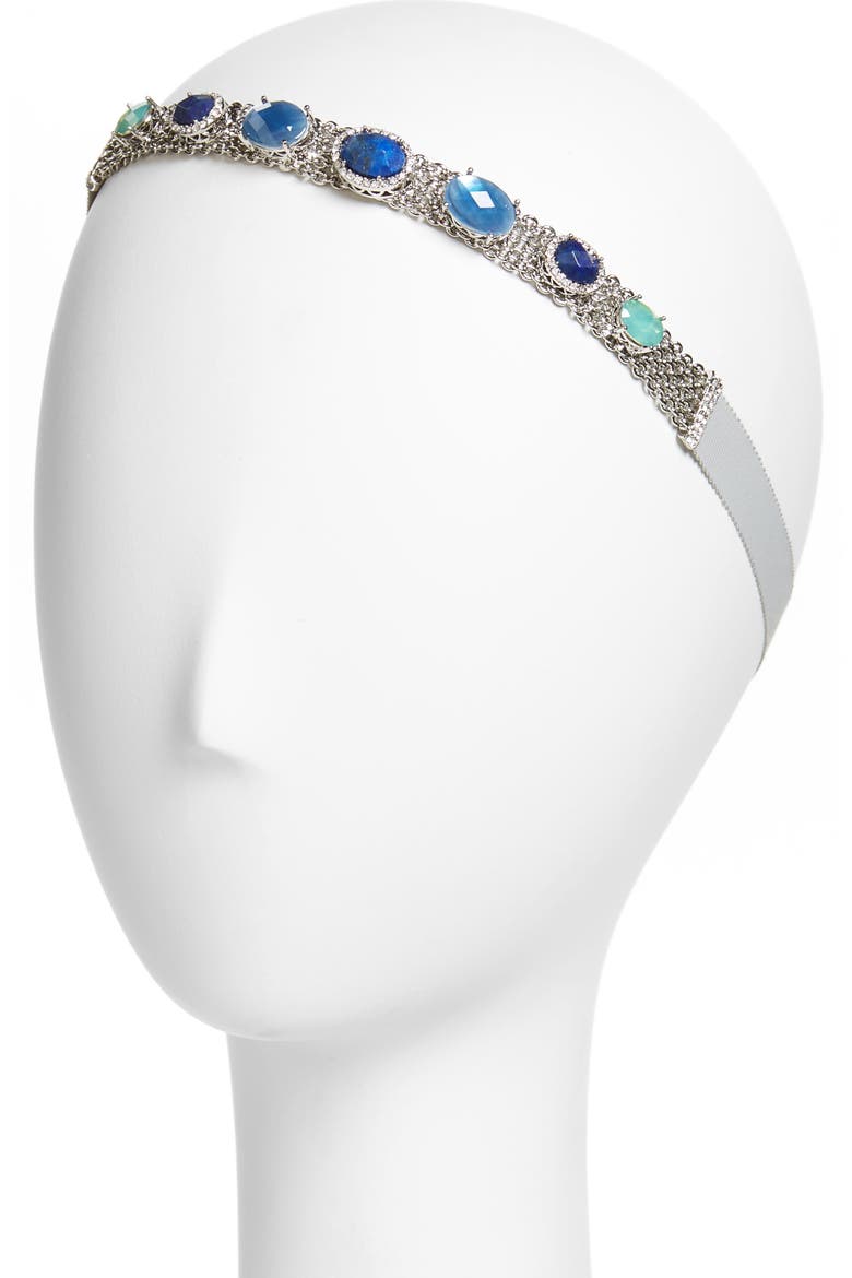 Wanderlust 4-Way Convertible Necklace, Alternate, color, GOLD/ BLUE MULTI