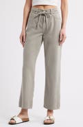HIDDEN JEANS Tie Waist Wide Leg Jeans