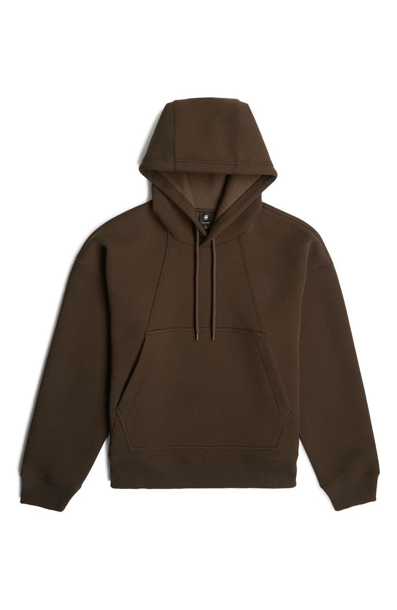 G-STAR Loose Fit Scuba Knit Hoodie, Alternate, color, Deep Brown